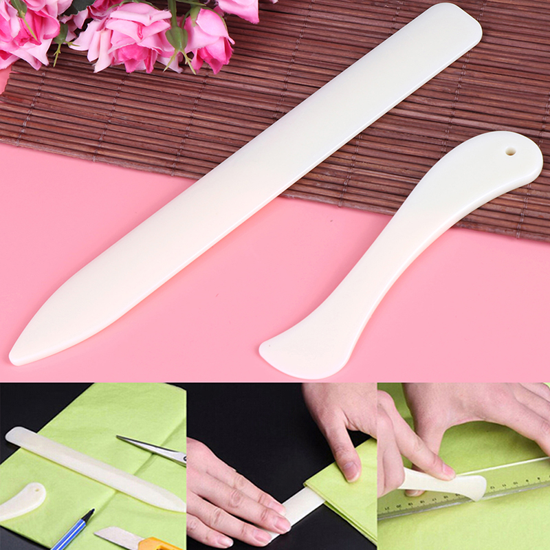 Bone Folder Tool - 【F】2 ชิ้น ที่เปิดซองจดหมาย ที่ตัด ที่พับกระดาษ อุปกรณ์งานฝีมือ