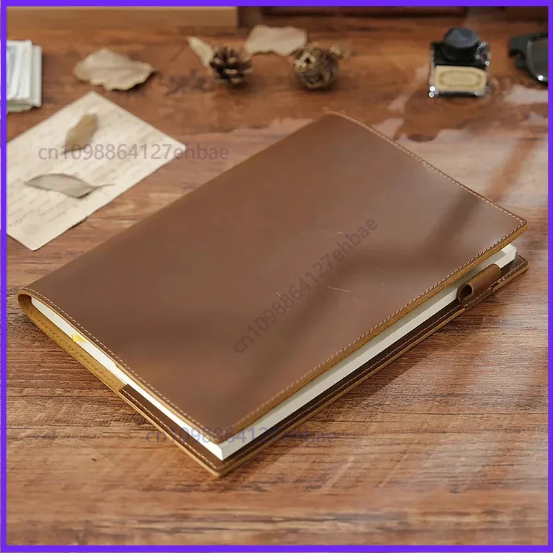 สมุดบันทึกปกหนังสไตล์วินเทจ ขน - Leather Work Diary Covers บทวิจารณ์และราคา