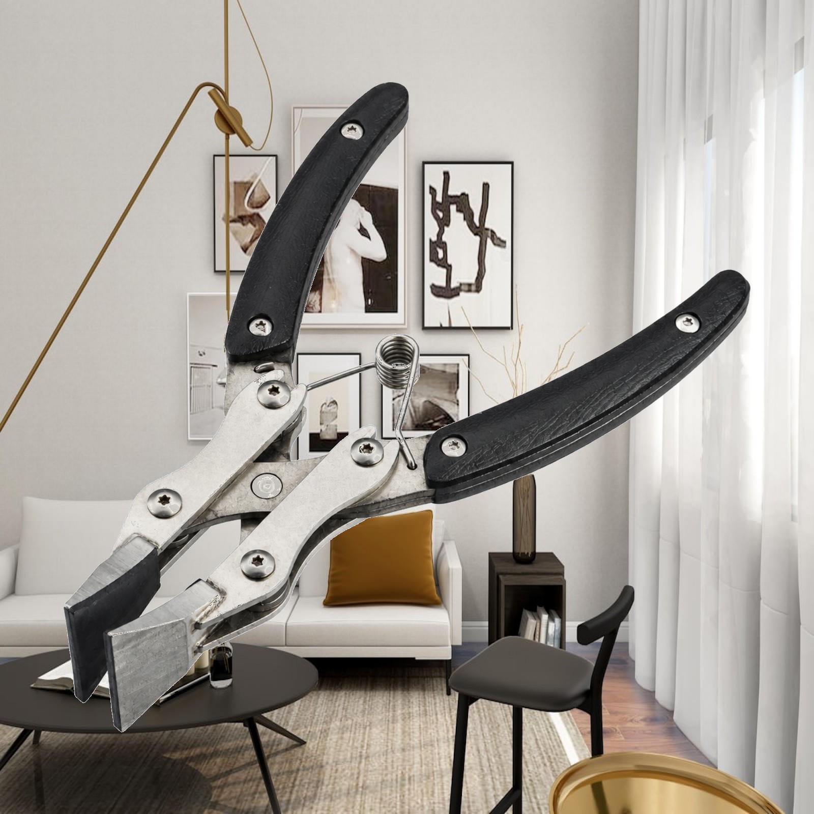 คีมตัดขอบหนังมืออาชีพ เครื่องม - Leatherwork Hand Press บทวิจารณ์และราคา