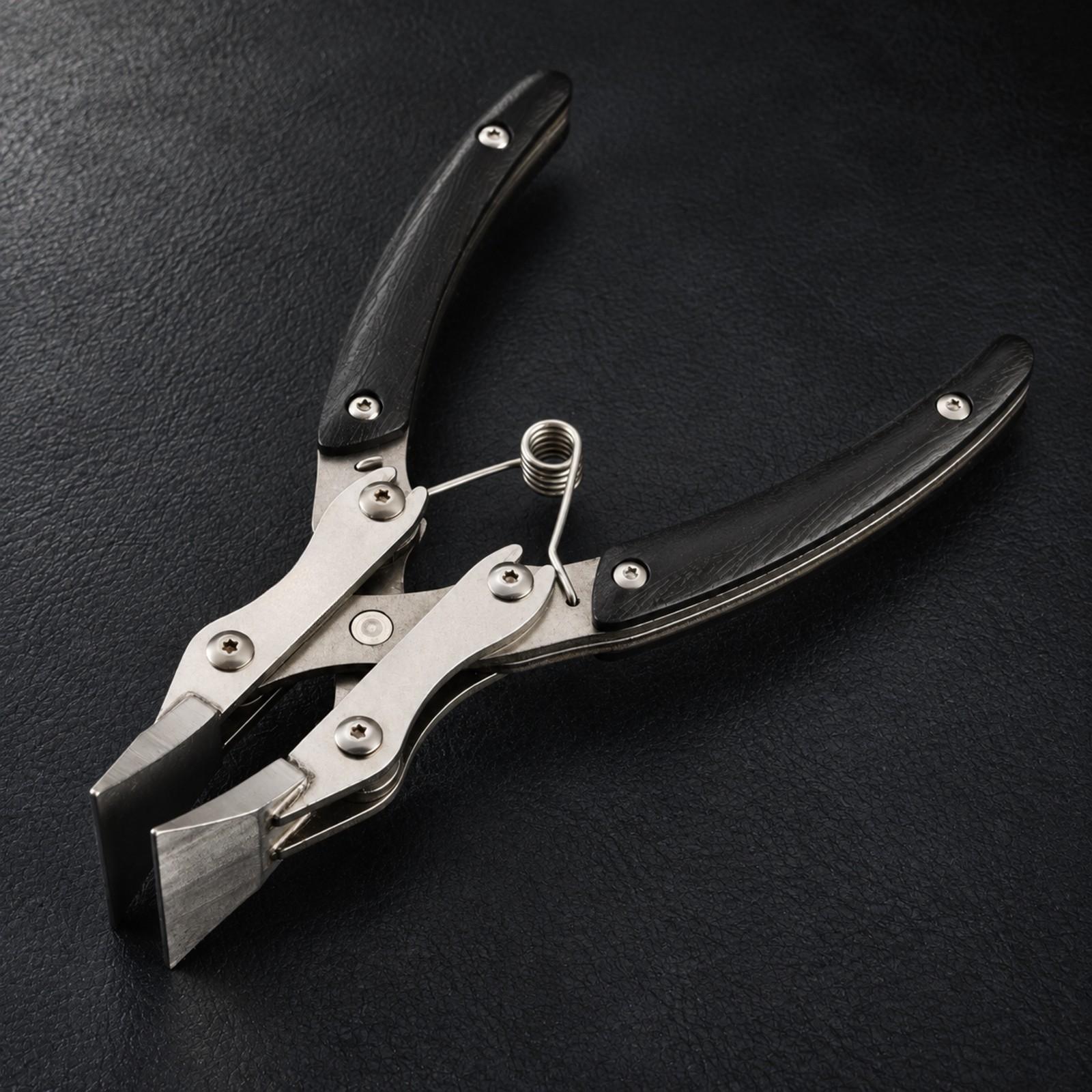 คีมตัดขอบหนังมืออาชีพ เครื่องม - Leatherwork Hand Press บทวิจารณ์และราคา