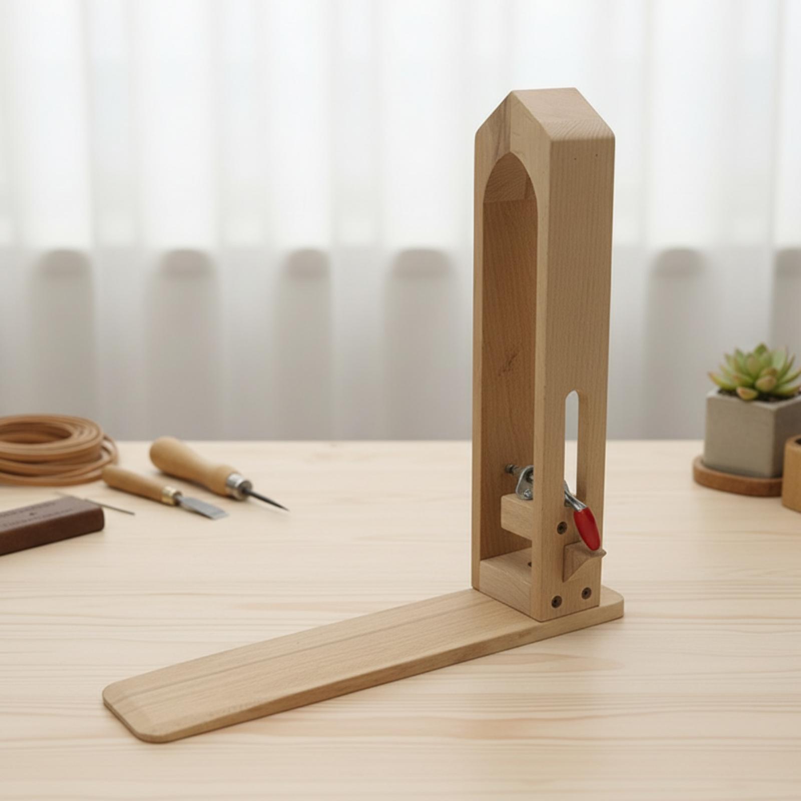 ที่หนีบหนังไม้บีชสำหรับเย็บหนั - Leatherwork Hand Press บทวิจารณ์และราคา