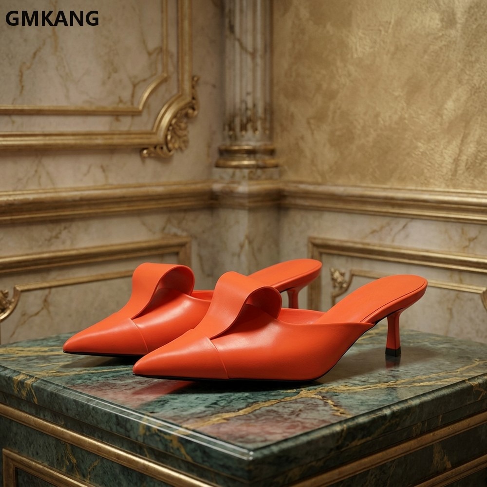 รองเท้าแมรี่เจนส้นกลางหัวแหลมส - Leatherwork Designs บทวิจารณ์และราคา